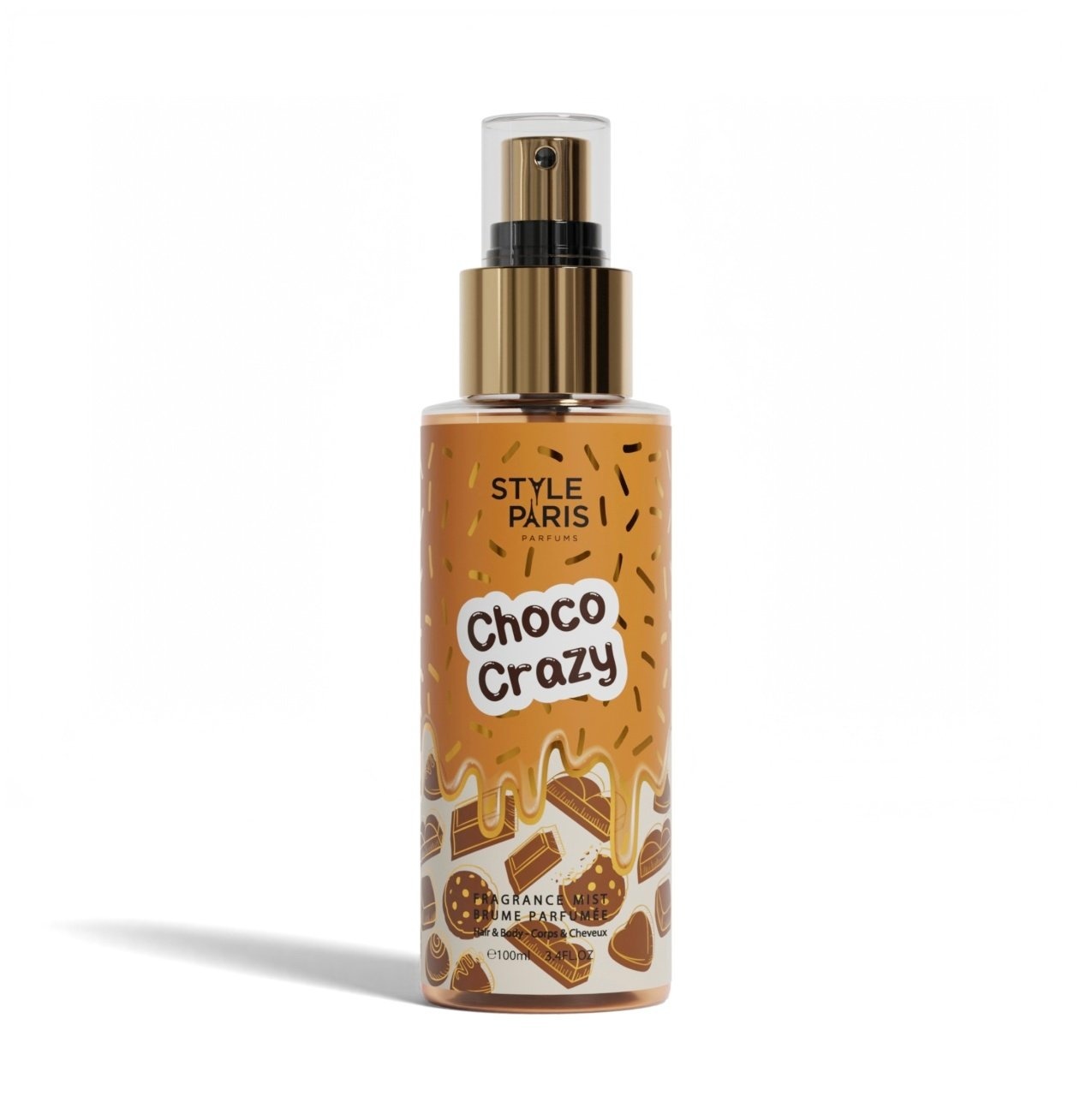 Spray de corp, Choco Crazy - Style Paris, 100 ml