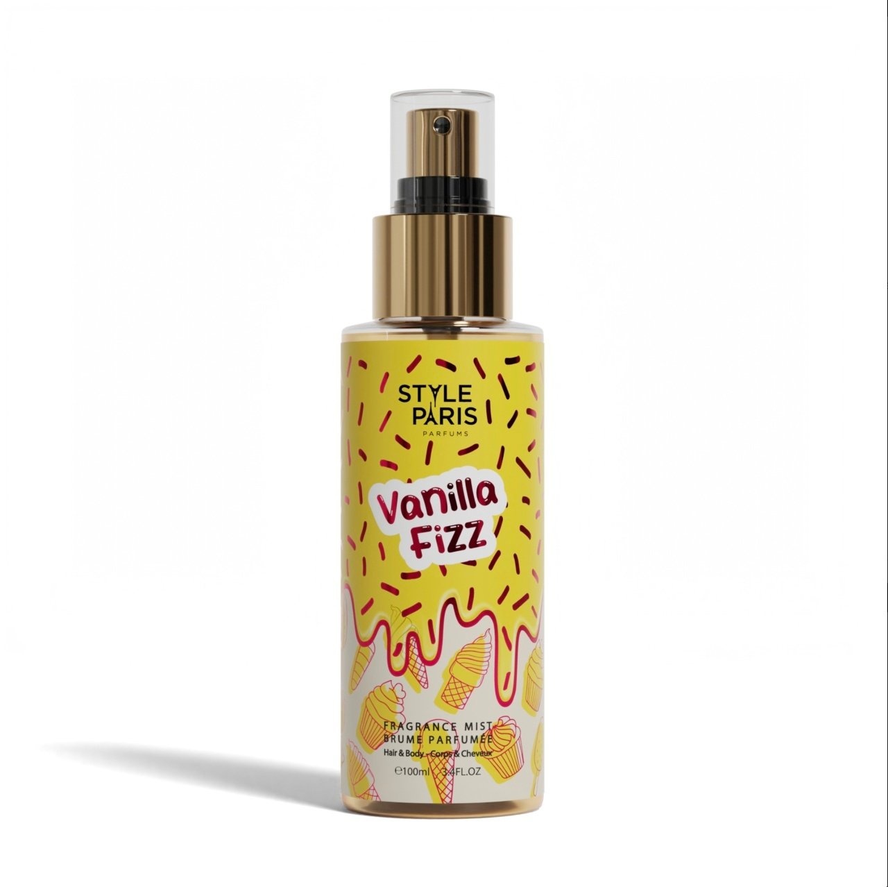 Spray de corp, Vanilla Fizz - Style Paris, 100 ml
